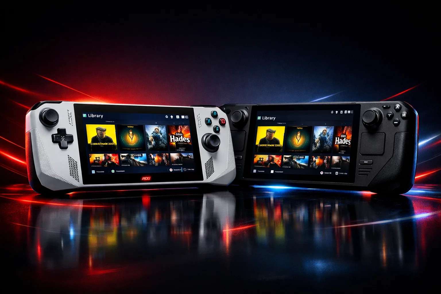 ASUS ROG Ally проти Steam Deck: порівняння портативних ігрових консолей