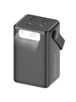 Зовнішній акумулятор (павербанк) Amaya APB-80 22.5W flashlight with cable 80000 mAh Black