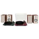 Комплект активних колонок Triangle BR02 CONNECT (Oak) + програвач вінілу Lunar 1 (Burgundy)