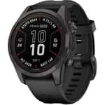 Смарт-часы Garmin Fenix ​​7S Pro Sapphire Solar Carbon G. DLC Tit. with Black Band (010-02776-10/11/54)