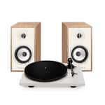 Комплект активних колонок Triangle BR02 CONNECT (Oak) + програвач вінілу Lunar 1 (White)