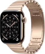 Смарт-часы Apple Watch Series 11 GPS + Cellular 42mm Gold Tit. Case w. Gold Link Bracelet (MF9M4+MXMC3)
