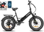 Електровелосипед Samebike LOTDM200-II (750 Вт, 13 А*год, 48 В), колеса 20", з ручкою газу, чорний