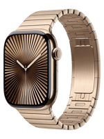 Смарт-часы Apple Watch Series 10 GPS + Cellular 46mm Gold Titanium Case w. Gold Link Bracelet (MX183+MXMH3)