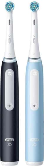 Електрична зубна щітка Braun Oral-B iO Series 3 Duo Black/Blue + Travel case (iOG3d.2i6.2K)