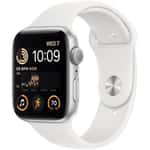 Apple Watch SE 2 GPS 44mm Silver Aluminum Case with White Sport Band (MNK23) [No Box]