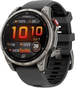 Смарт-годинник Garmin Fenix 8 Pro 47 mm AMOLED Titanium with Graphite/Black (010-03198-10/11)