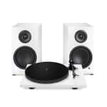 Комплект активних колонок Triangle AIO Twin (White) + програвач вінілу Lunar 1 (White)