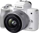 Беззеркальный фотоаппарат Canon EOS M50 Mark II Kit 15-45mm IS STM White (4729C028)