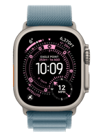 Смарт-часы Apple Watch Ultra 3 GPS+Cellular 49mm Natural Tit. Case w. Light Blue Alpine Loop - Medium (MEWM4)