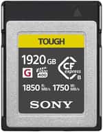 Sony CFexpress Type B 1920GB R1850/W1750MB/s Tough Memory Card (CEBG1920T.CE7)