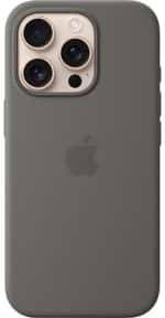 Apple iPhone 16 Pro Silicone Case with MagSafe - Stone Gray (MYYL3)