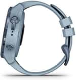 Garmin Descent Mk2S Smartwatch - Mineral Blue with Sea Foam Silicone Band (010-02403-07/06)