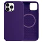 Чохол Comma для iPhone 15 Pro Max Magnetic Silicone Nature Series (Purple)