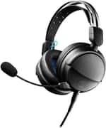 Audio-Technica ATH-GL3BK Headphones with Microphone