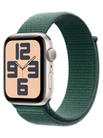 Смарт-часы Apple Watch SE 2 2024 GPS 44mm Starlight Aluminium Case w. Lake Green Sport Loop (MXEW3)