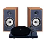 Комплект активних колонок Triangle BR03 CONNECT (Blue) + програвач вінілу Lunar 3 (Blue)