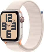 Смарт-часы Apple Watch SE 2 2024 GPS + Cellular 44mm Starlight Aluminum Case w. Starlight Sport Loop (MRH13/MRH23)