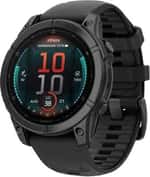 Смарт-часы Garmin Fenix ​​E 47mm AMOLED Slate Gray Steel with Black Silicone Band (010-03025-03/01/13)