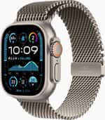 Apple Watch Ultra 2 2024 GPS + Cellular 49mm Natural Titanium Case with Natural Titanium Milanese Loop - M (MX5R3)