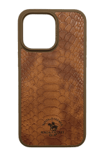 Чехол POLO Knight (Leather) iPhone 15 Pro (Brown)