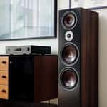 DALI Oberon 9 Front Speakers Dark Walnut