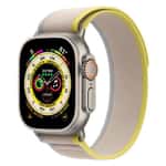 Смарт-годинник Apple Watch Ultra GPS + Cellular 49mm Titanium Case with Yellow/Beige Trail Loop - S/M (MNHD3/MNHK3)