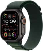 Смарт-часы Apple Watch Ultra 2 2024 GPS + Cellular 49mm Black Titan. Case w. Dark Green Alpine Loop - Малый (MX4Q3)