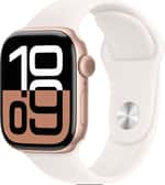 Смарт-годинник Apple Watch Series 10 GPS 42mm Rose Gold Alu. Case w. Light Blush Sport Band - S/M (MWWH3)