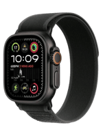 Apple Watch Ultra 2 2024 GPS + Cellular 49mm Black Titanium Case with Black Trail Loop - S/M (MX4U3)