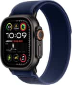 Смарт-годинник Apple Watch Ultra 2 2024 GPS + Cellular 49mm Black Titan. Case w. Blue Trail Loop - S/M (MYTJ3+MYQ73)