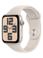 Смарт-годинник Apple Watch SE 2 2024 GPS 44mm Starlight Aluminium Case w. Starlight Sport Band - M/L (MXEV3)