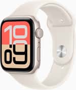 Смарт-годинник Apple Watch SE 3 GPS + Cellular 44mm Starlight Alu. Case w. Starlight S. Band - M/L (MEPF4)