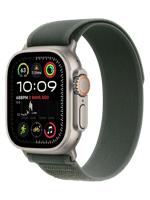 Смарт-часы Apple Watch Ultra 2 2024 GPS + Cellular 49mm Natural Titan. Case w. Green Trail Loop - S/M (MYT73+MXTN3)