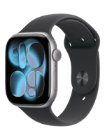 Смарт-часы Apple Watch Series 11 GPS + Cellular 46mm Space Grey Alu. Case w. Black S. Band - M/L (MFCA4)