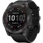 Garmin Fenix ​​7X Sapphire Solar Carbon Gray DLC Titanium with Black Band (010-02541-10/11)