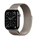Смарт-годинник Apple Watch Series 11 GPS + Cellular 46mm Slate Tit. Case w. Natural Milanese Loop - M/L (MFC14+MGJ34)