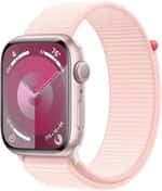 Apple Watch Series 9 GPS 45mm Pink Aluminum Case with Light Pink Sport Loop (MR9J3)