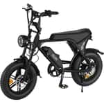 Електровелосипед OUXI Robust V8 Mini (750 Вт; 10,4 А*год; 36 В), колеса 16", чорний