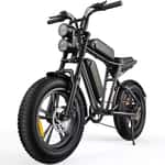 Електровелосипед фетбайк Engwe M20 Dual Batteries (1000 Вт, 26 А/год, 48 В), колеса 20", чорний