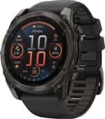Garmin Fenix 8 51mm AMOLED Sapphire Carbon Gray DLC Titanium with Black/Pebble Gray Strap (010-02905-20/21)