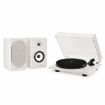 Комплект активних колонок Triangle BR02 CONNECT (Cream) + програвач вінілу Lunar 1 (Cream)