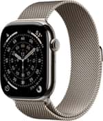 Смарт-годинник Apple Watch Series 11 GPS + Cellular 46mm Natural Tit. Case w. Natural Milanese Loop - S/M (MFCY4)