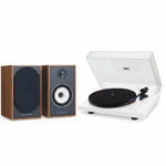 Комплект активних колонок Triangle BR03 CONNECT (Blue) + програвач вінілу Lunar 3 (White)