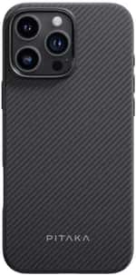 Pitaka Military-Grade Protective Case Classic Twill 600D Black/Grey for iPhone 16 Pro (KI1601PPA)