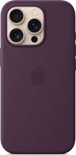 Apple iPhone 16 Pro Silicone Case with MagSafe - Plum (MYYM3)