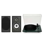 Комплект активних колонок Triangle BR02 CONNECT (Black) + програвач вінілу Lunar 1 (Black)