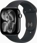 Смарт-годинник Apple Watch Series 11 GPS 46mm Jet Black Alu. Case w. Black S. Band - S/M (MEUW4)