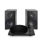 Комплект активних колонок Triangle LN01A (Black) + програвач вінілу Lunar 1 (Black)