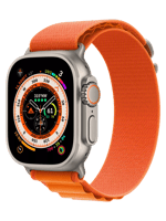Смарт-часы Apple Watch Ultra GPS + Cellular 49mm Titanium Case with Orange Alpine Loop - Medium (MQEU3/MQFL3)
